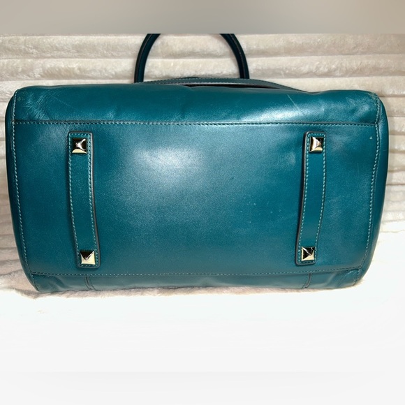 Henri Bendel Deep Teal Satchel - Picture 11 of 13